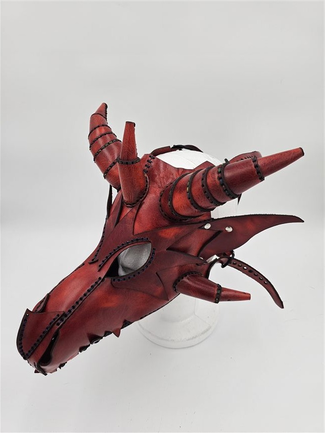 Horned dragon mask